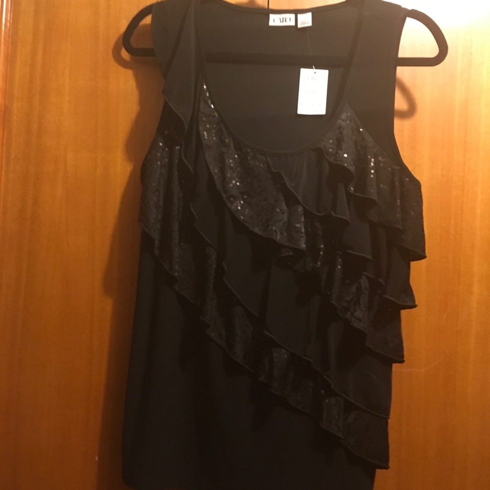 Sleeves ruffle top